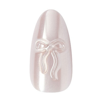 KISS Nails GLAM Jeweled Press-On Fake Nails Medium Almond Ripple 35ct - New by This is Beauty US