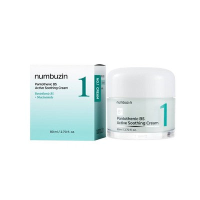 numbuzin No.1 Pantothenic B5 Active Soothing Face Cream 2.7 fl oz - Imperfect Box by This is Beauty US
