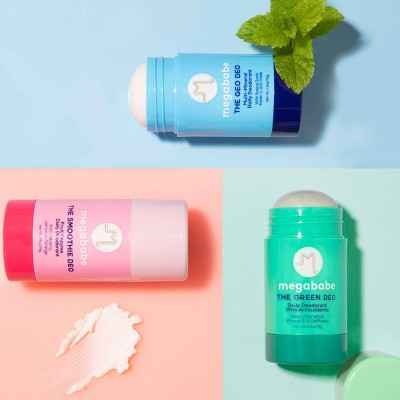 Megababe The Geo Deo Multi-Mineral Daily Solid Deodorant 2.6oz - New