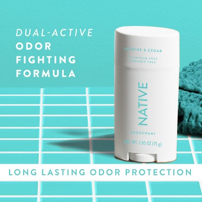 Native Solid Deodorant for Women &amp; Men Jasmine &amp; Cedar Aluminum-Free 2.65oz - New by This is Beauty US