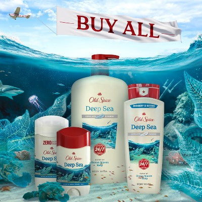 Old Spice Deep Sea Solid Antiperspirant &amp; Deodorant for Men Sea Mineral Scent 2.6oz/2pk - New by This is Beauty US