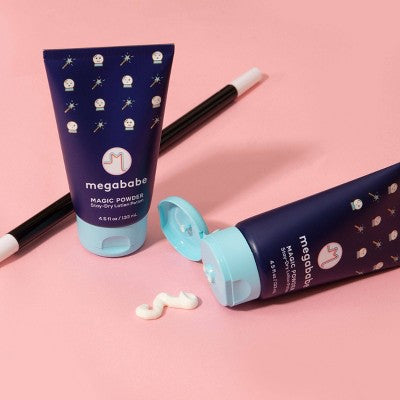 Megababe Magic Powder Stay-Dry Lotion Potion Cream Deodorant 4.5 fl oz - Imperfect Container by This is Beauty US