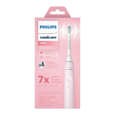 Philips Sonicare 4100 Rechargeable Electric Toothbrush Sugar Rose - Imperfect Box by This is Beauty US