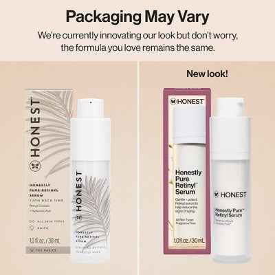 Honest Beauty Honestly Pure Retinyl Serum with Retinyl Linoleate 1.0 fl oz - New