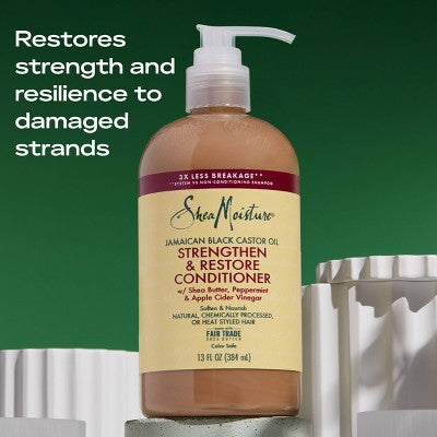 SheaMoisture Jamaican Black Castor Oil Strengthen &amp; Restore Conditioner 13 fl oz - Imperfect Container