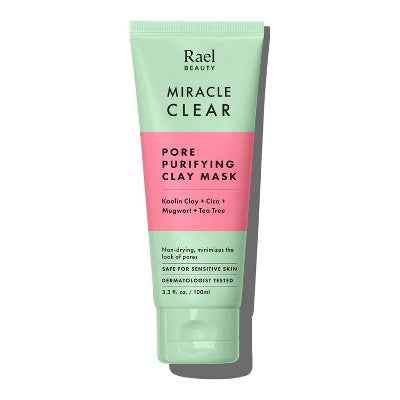 Rael Miracle Clear Pore Purifying Kaolin Clay Face Mask 3.4 fl oz - New