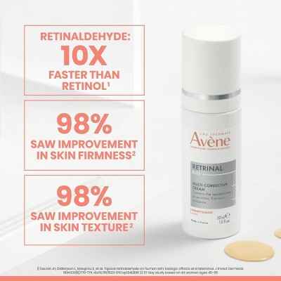 Avene Retrinal 0.05% Multi-Corrective Anti-Aging Cream Powered by Retinaldehyde 1 fl oz - New