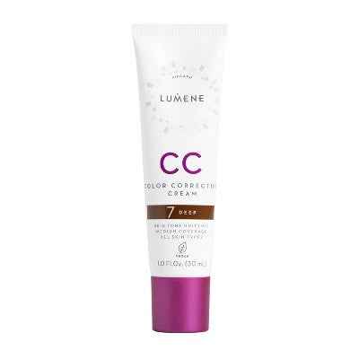Lumene CC Color Correcting Cream 7 Deep 1 fl oz - New