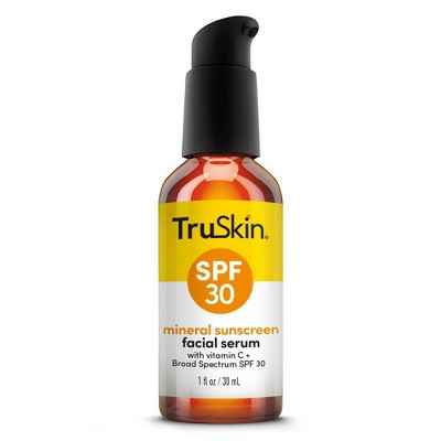 TruSkin Mineral Sunscreen Facial Serum with Vitamin C SPF 30 1 fl oz - New