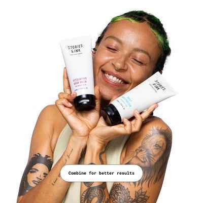 Stories &amp; Ink Enhancing Exfoliating Body Wash 6.76 fl oz - New