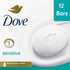 Dove Beauty Sensitive Skin Beauty Bar Soap 12pk/3.75oz each - Imperfect Box by This is Beauty US