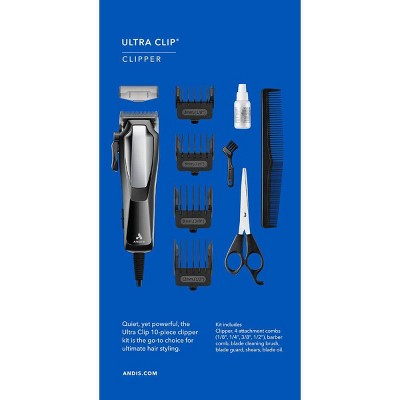 Andis Ultra Clip Corded Clipper Kit 10ct - New by This is Beauty US
