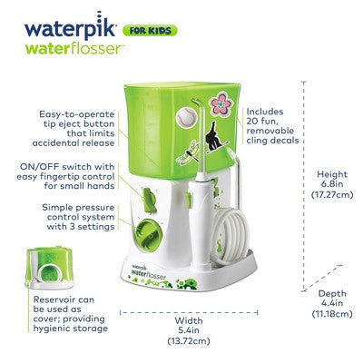Waterpik Small Water Flosser for Kids White - Imperfect Box by This is Beauty US