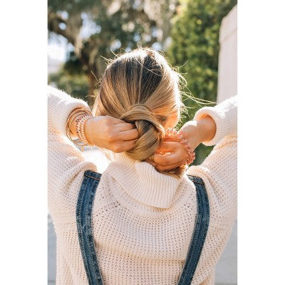 TELETIES For the Love of Nudes Large Hair Ties 3pc - Imperfect Box by This is Beauty US