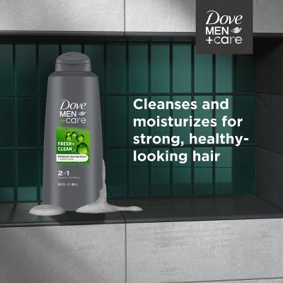Dove Men+Care Fortifying 2-in-1 Shampoo and Conditioner for Normal to Oily Hair 20.4 fl oz - New by This is Beauty US