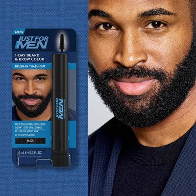 Just For Men 1-Day Beard &amp; Brow Color Black - Missing Box