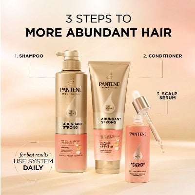 Pantene Abundant &amp; Strong Treatment Serum 2 fl oz - Imperfect Box