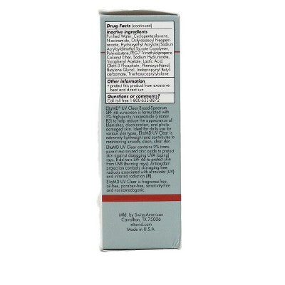 EltaMD UV Clear SPF 46 Facial Sunscreen 1.7 Ounces - Imperfect Box by This is Beauty US