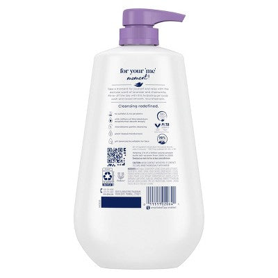 Dove Relax Body Wash Pump Lavender &amp; Chamomile 24hr Lotion-Soft Skin 30.6 fl oz - Imperfect Container by This is Beauty US