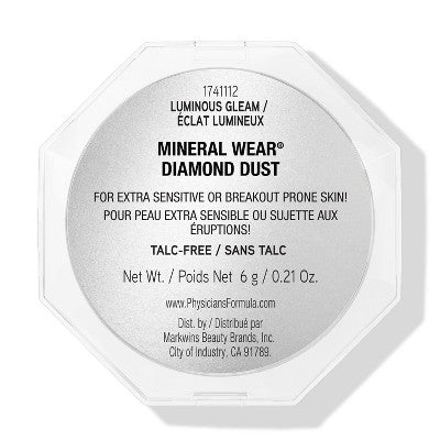 Physicians Formula Mineral Wear Diamond Glow Dust Powder Luminous Gleam 0.21oz - New by This is Beauty US