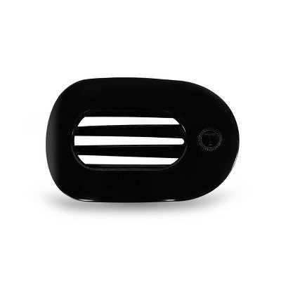TELETIES Medium Flat Round Hair Clip Jet Black - New by This is Beauty US