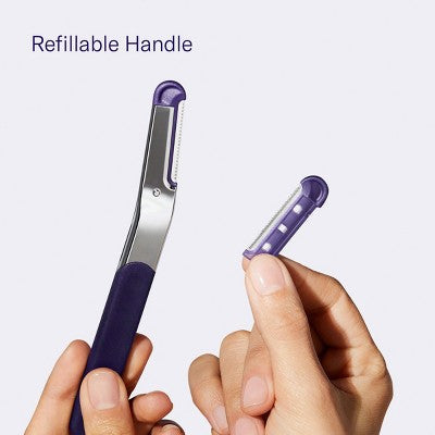 Flamingo Dermaplane Razor 1 Razor Handle 2 Refill Cartridges - Imperfect Box by This is Beauty US