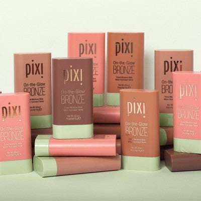 Pixi On The Glow Bronze Tinted Moisturizer Stick Bronzer Beach Glow 0.6oz - Imperfect Box by This is Beauty US
