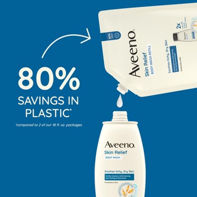 Aveeno Skin Relief Body Wash Refill 36 fl oz - Imperfect Container by This is Beauty US