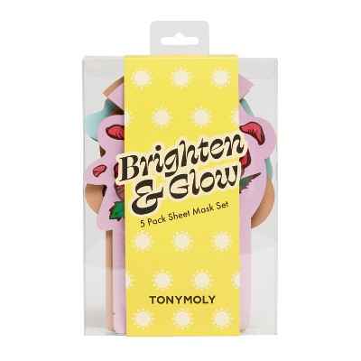 TONYMOLY Brighten &amp; Glow Sheet Mask Set - New