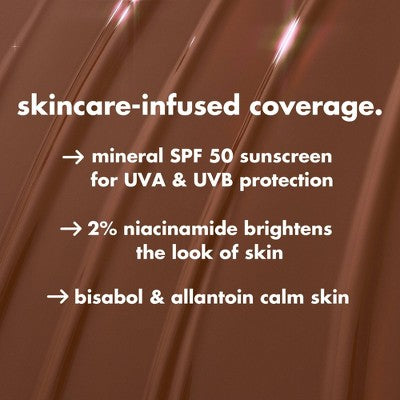 e.l.f. Halo Glow Skin Tint Light Coverage Foundation Mineral SPF 50 1 Fair Neutral 1 fl oz - Imperfect Box