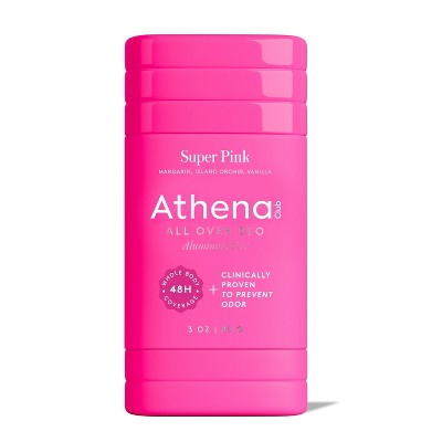 Athena Club All Over Solid Deodorant Super Pink 3oz - New by This is Beauty US