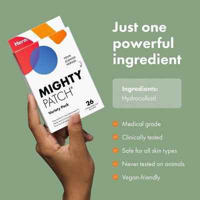 Hero Cosmetics Mighty Patch Variety Acne Pimple Patches 26ct - New