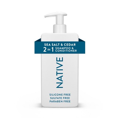 Native Sea Salt &amp; Cedar  2-in-1 Shampoo &amp; Conditioner  16.5 fl oz - New