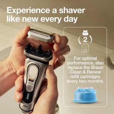 Braun Electric Shaver Replacement Head Silver - New by This is Beauty US