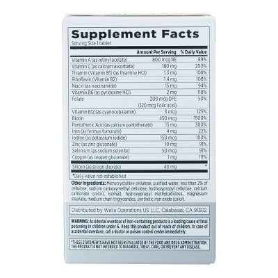 Nioxin Recharging Complex Hair Growth Vitamin - 2.4oz/30ct