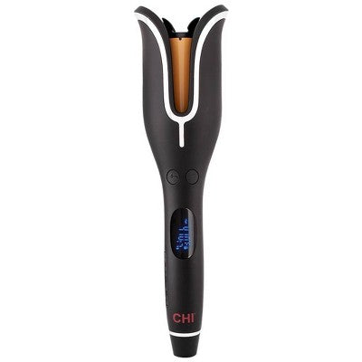 CHI Spin &amp; Curl Ceramic Rotating Curler Onyx Black - Imperfect Box by This is Beauty US