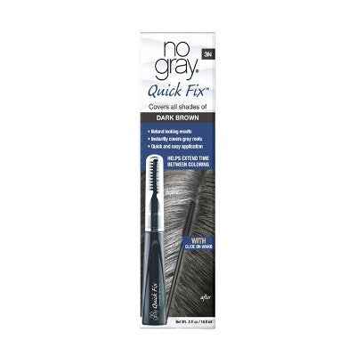 No Gray Quick Fix Color Touch-up Systems Dark Brown 0.5 fl oz - New