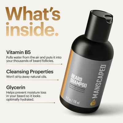 Manscaped Beard Shampoo 4 fl oz - New