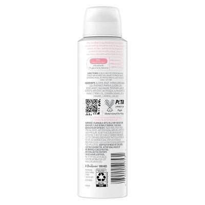 Dove Beauty Whole Body Deodorant Spray Raspberry; Rose Cooling Aluminum-Free 4oz - Imperfect Container by This is Beauty US