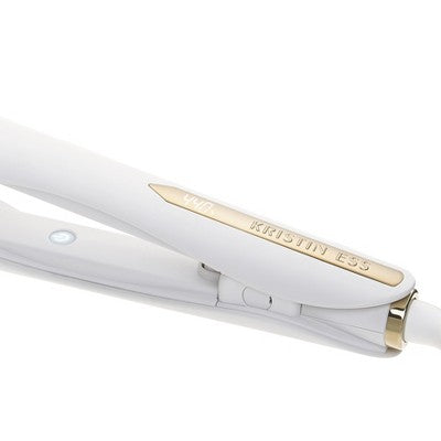 Kristin Ess Titanium Flat Iron Hair Straightener and Curler Dual Voltage 1.25" - Imperfect Box by This is Beauty US
