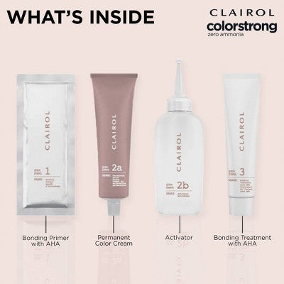 Clairol ColorStrong Permanent Hair Color Dye Kit 6 Light Brown - Imperfect Box by This is Beauty US