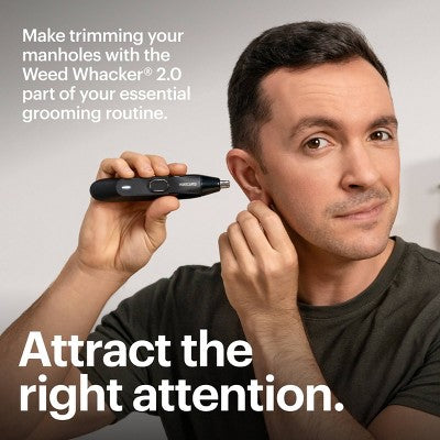 MANSCAPED The Weed Whacker 2.0 Ear &amp; Nose Hair Trimmer - Imperfect Box by This is Beauty US