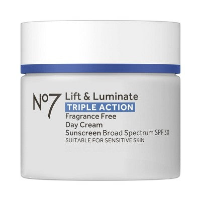 No7 Lift &amp; Luminate Triple Action Day Cream SPF 30 1.69 fl oz - Missing Box