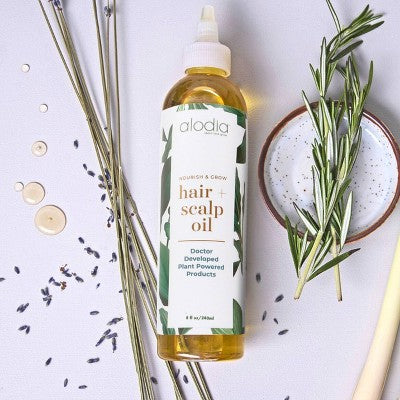 Alodia Nourish and Grow Healthy Hair and Scalp Oil 8.5 fl oz - Imperfect Container by This is Beauty US