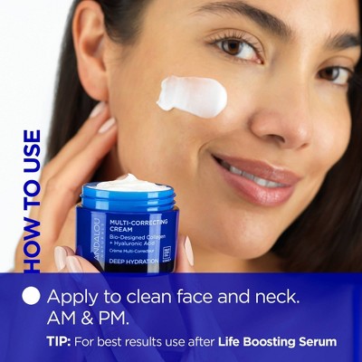 Andalou Naturals Deep Hydration Multi-Correcting Face Cream 1.7 fl oz - New by This is Beauty US