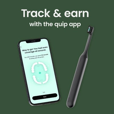 quip Ultra Next Generation Smart Sonic Electric Toothbrush Onyx - Imperfect Box by This is Beauty US