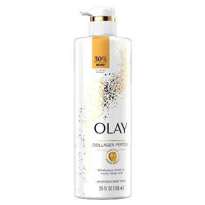Olay Cleansing Firming Body Wash with Vitamin B3 and Collagen Scented 26 fl oz - Imperfect Container by This is Beauty US