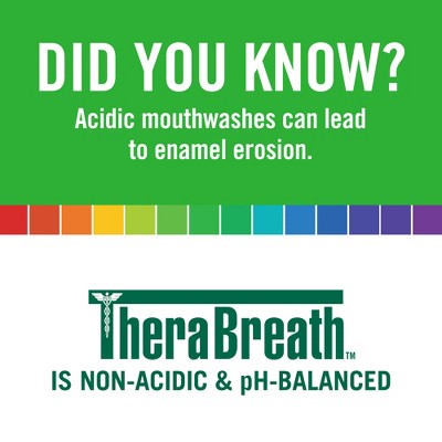 TheraBreath Fresh Breath Mouthwash Alcohol-Free Mild Mint 16 fl oz - New by This is Beauty US