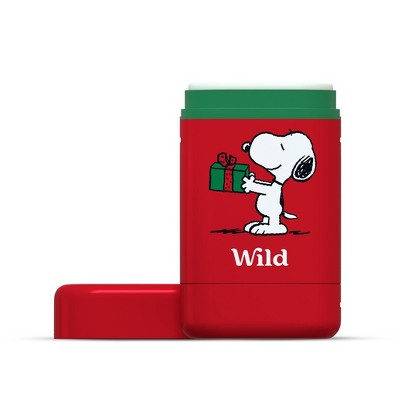 Wild Cosmetics Red Snoopy Christmas Case &amp; Berry Christmas Deodorant Refills 1.4oz/2ct - Imperfect Box