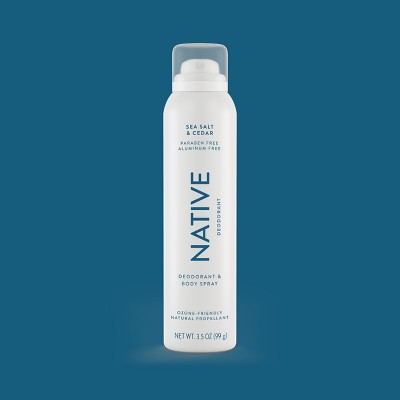 Native Spray Deodorant Sea Salt &amp; Cedar 3.5oz - Imperfect Container